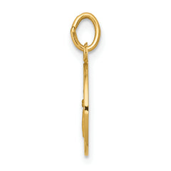 14K Guardian Angel Medal Charm