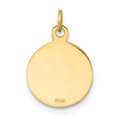 14K Confirmation Charm