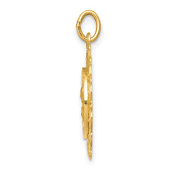 14K Sacred Heart of Jesus Medal Charm