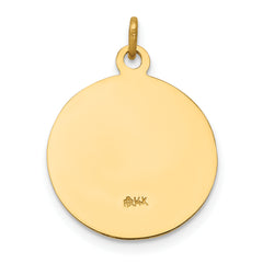14K Saint Gerard Medal Charm