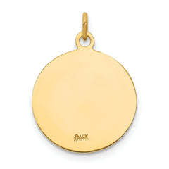 14K Saint Andrew Medal Charm