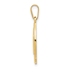 14K Ichthus Fish Pendant