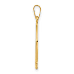 14K Ichthus Fish Charm