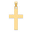 14k Polished Cross Charm
