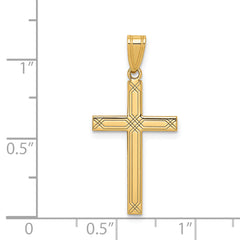 14K Cross Pendant