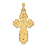 14k Eastern Orthodox Cross Pendant