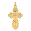 14k Eastern Orthodox Cross Pendant