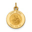 14k Saint George Medal Charm