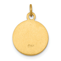 14K Saint Gerard Medal Charm