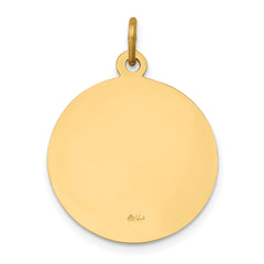14K Saint Gerard Medal Pendant