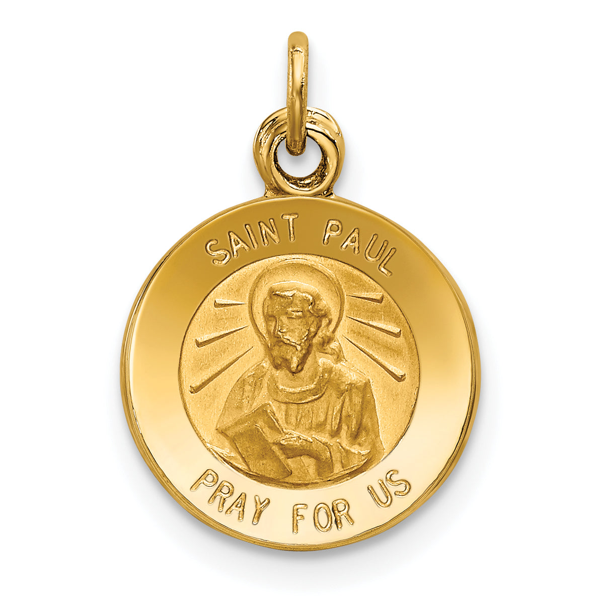14k Saint Paul Medal Charm