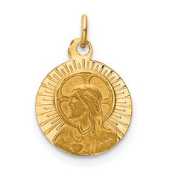 14K Matka Boska Medal Charm