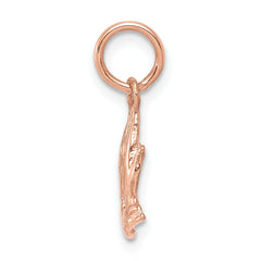 14K Rose Gold Praying Hands Charm