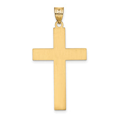 14K Laser Designed Cross