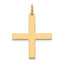 14K Laser Designed Greek Cross Pendant