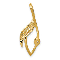 14ky Fancy Diamond Slide Peg Mounting (No Stone Included)