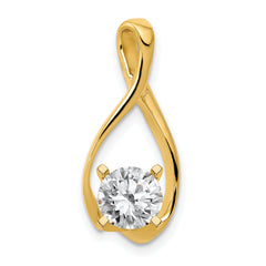 14K Fancy Peg Set Slide Mounting (No Stone Included)