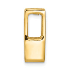 14K AA 5.25mm Diamond Slide