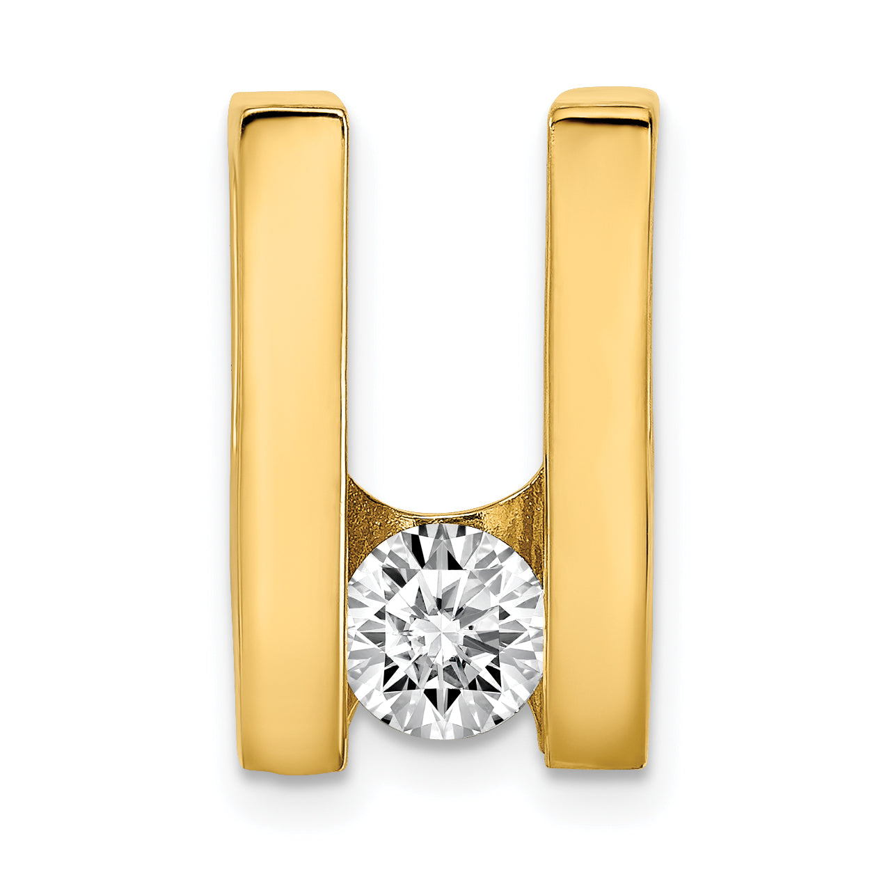 14K VS Diamond slide