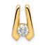 14k VS 4mm Diamond Slide