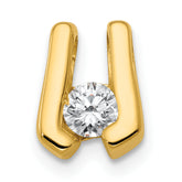 14k VS 3.75mm Diamond Slide