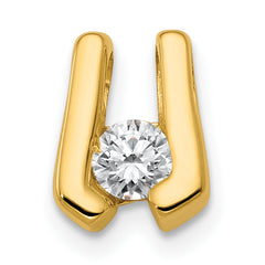 14k VS 3.75mm Diamond Slide