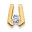14K VS Diamond slide