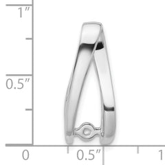 14k White Gold Peg Set Slide Mounting (No Stone Included)