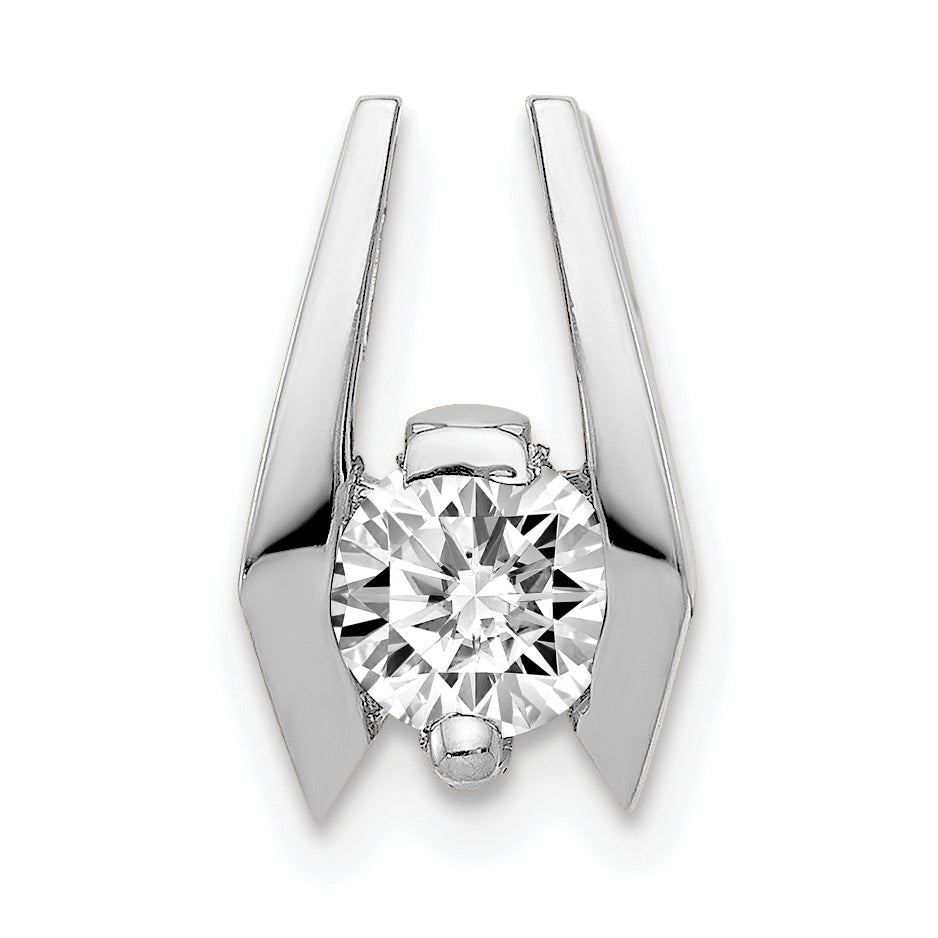 14K White Gold A Diamond slide