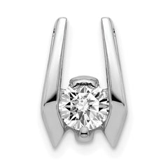 14K White Gold A Diamond slide
