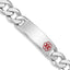 Men's Medical ID Curb Link Bracelet in Sterling Silver, 8 Inch - Sophia Jewelers