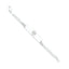 Sterling Silver Rhod-plt Non-enameled Medical ID Figaro Link Bracelet
