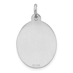 Sterling Silver Rhodium-plated Medical Jewelry Pendant