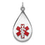Sterling Silver Rhodium-plated Medical Jewelry Pendant