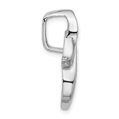 14k White Gold Peg Set Slide Mounting (No Stone Included)