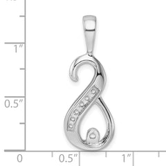 14k White Gold Holds 6-1.9mm stones & Peg Slide Mounting (No Stone Included)