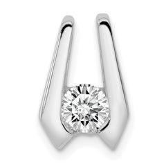 14K White Gold A Diamond slide