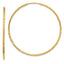Endless Hoop Earrings in 14K Yellow Gold, 1.2x40mm Diamond-Cut - Sophia Jewelers