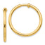 Non-Pierced Hoop Earrings in 14K Yellow Gold, 2.5x25mm - Sophia Jewelers