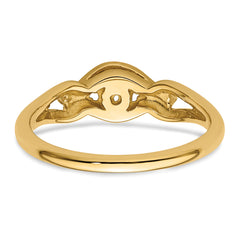 14k Diamond Ring Mounting (No Stone Included)