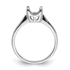 14k White Gold 6mm Pearl Ring Mounting (No Stone Included)