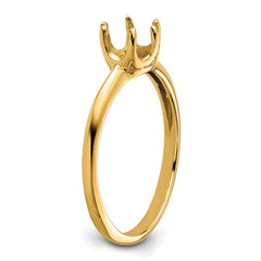 14k 5.5mm Pearl Ring Mounting (No Stone Included)