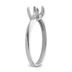 14k White Gold 5.5mm Pearl Ring Mounting (No Stone Included)