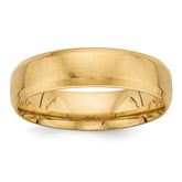 14K Yellow Gold Standard Comfort Fit Fancy Band