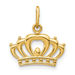 14k Crown Charm