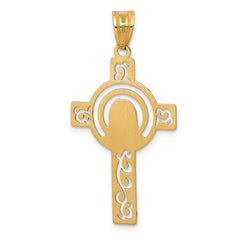 14K Laser Cut Charm