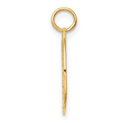 14K Round Tree Pendant