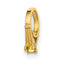 14K 3D Ring with Yellow CZ Charm
