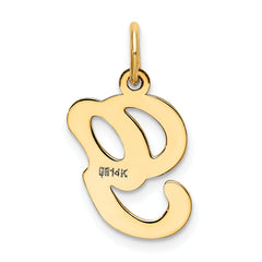 14K Yellow Gold Initial G Charm
