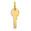 14K Polished Key Charm